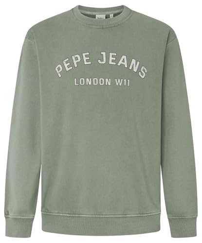 Pepe Jeans Aldridge Crew Maillot de survêtement, Vert (Vert Menthe Hiver), XL Homme Pepe Jeans Aldridge Crew Maillot de survêtement, Vert (Vert Menthe Hiver), XL Homme