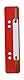 Durable Heftstreifen Flexi, 1 Packung à 250 Stück, rot, 690103