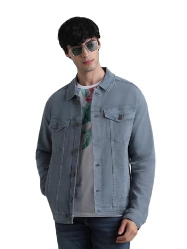 Image of JACK & JONES Men's Cotton Blend Standard Length A-Line Coat