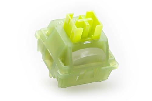 KPREPUBLIC Outemu Silent Peach V3 Switch Linear Tactile Lime for Mechanical Keyboard POM PA66 Factory Lubed (OTM V3 Silent Lemon LightGuide Switch x90) by KPREPUBLIC - Image 5