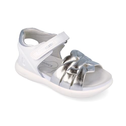 Sandales avec cœur blanches enfant en cuir premium de qualité - 4