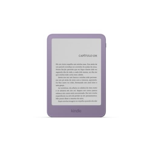 Amazon Kindle 16 GB (modelo mais recente), agora mais fino, mais leve e mais rápido, tela de 6", Cor Roxo ube