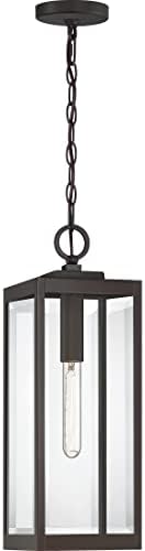 Quoizel WVR1507WT Westover 1-Light Western Bronze Mini Pendant
