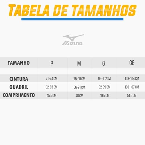 Bermuda Mizuno Tennis Master, Masculino, Azul Marinho