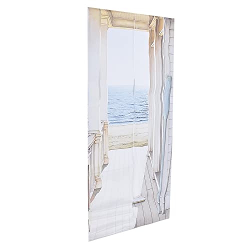 Décalcomanies de porte intérieure, autocollant de porte Effets visuels 3D Facile à nettoyer Étanche à l'huile Preuve pour chambre à coucher pour salon pour salle de bain Cover