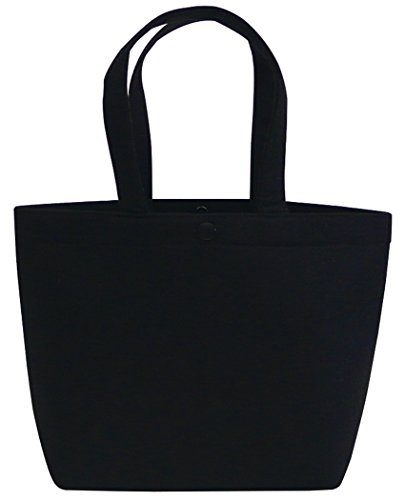 丸玉工業 トートバッグ 手提げ袋 フェルトバッグ Sサイズ 黒