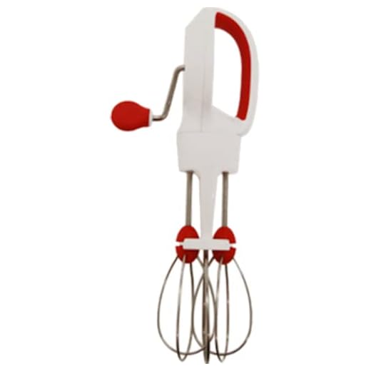 Starfrit Super-Fast Egg Beater ,White/Red