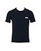 Emporio Armani Men's Bold Monogram 2 Pack Crew Neck Shirt, White/Armani Blue