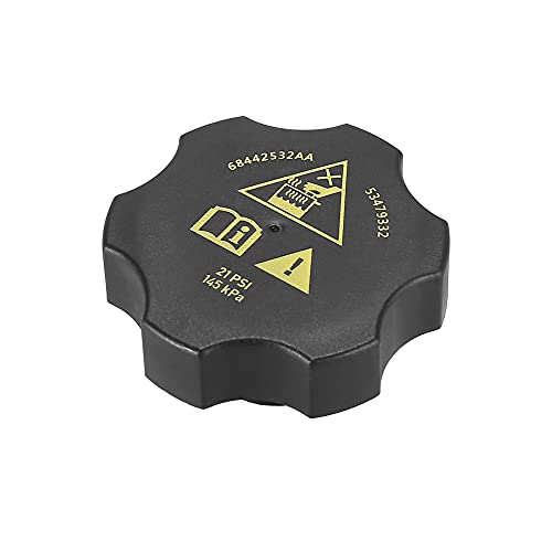 X AUTOHAUX Radiator Coolant Reservoir Recovery Cap for Chrysler for Jeep for Dodge for Ram 2013-2021 Replaces 68442532AA by X AUTOHAUX - Used condition - CA$12.41