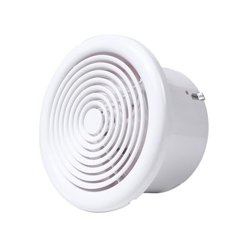 Extractor de aire redondo for el baño del hogar, ventilador ventilación tipo ventana, extractor montado en la pared(4"-220-7-page fan)