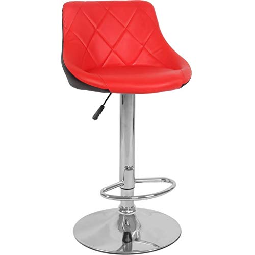 Kmmk Bar,Cafe,Restaurant Chair,Lifting And Rotating Breakfast Bar Stool, Bar Chair High Chair, Chrome Footrest Height Adjustable 58-78Cm, Kitchen Counter Bar,Purple #TOP7