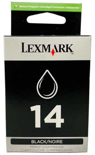 Lexmark Ink Cartridge No. 14 1x Black 175 Pages Hard Case LRP
