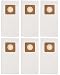 LEFITPA Replacement 6-Pack 06.153 CPP-3 2 Ply Vacuum Bags for Riccar N2000 2150 4510 4512 4812 1970 R20E VIBPBP RHD-1T VIBCBP R20SC for Carpet Pro CPU-1 CPU-1T CPU-2 CPU-2T CPU-75 CPU- 75T CPU-85