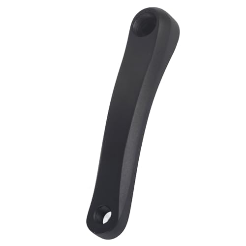 Keenso - Brazo de manivela para Bicicleta, Accesorio Universal de Repuesto de manivela Simple de aleación de Aluminio para Bicicleta de 170 mm (Rhombic Hole-Negro)