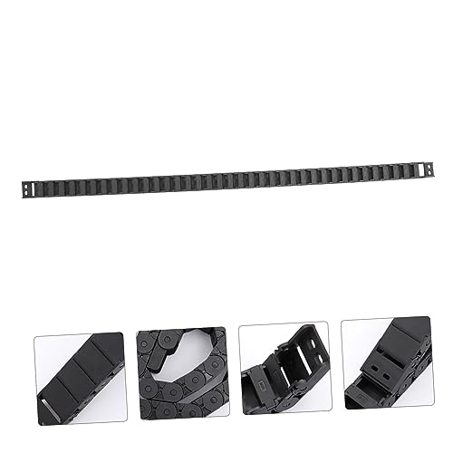 Hohopeti Transportador De Fio De Corrente De Arrasto De Trilha Flexível Preto Flexível Aninhado 15 *