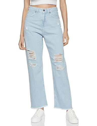 Image of Pepe Jeans Women High Rise Regular Fit Jeans