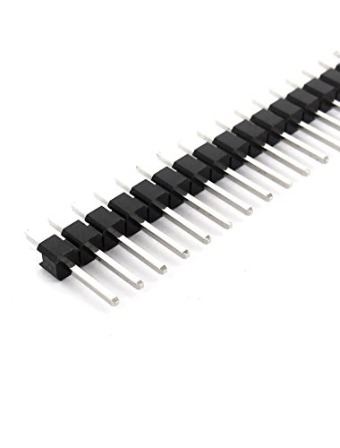 Pin Header 40 pines macho fila simple 18 piezas miniatura 2