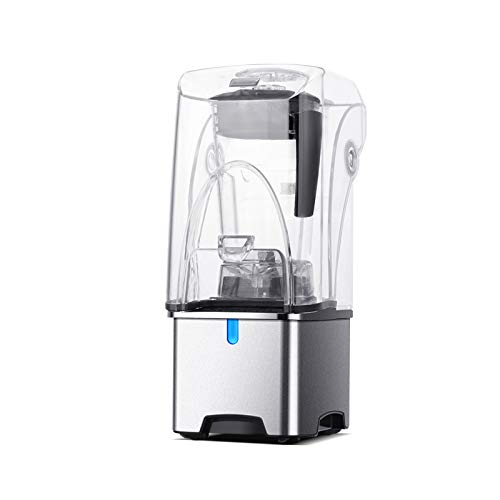 QINGZHUO Mezclador De Smoothie Insonorizado,batidora Y Batidora Multifuncional De 2200 W,con Tecnología de Limpieza Rápida,con Cubierta Insonorizada.