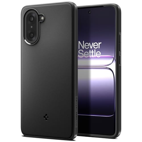 Image of Spigen Essential Sand Blast | OnePlus Nord CE 5 5G Case [Air Cushion Protection] [Flexible] OnePlus Nord CE 5 5G Back Cover | TPU - Matte Black