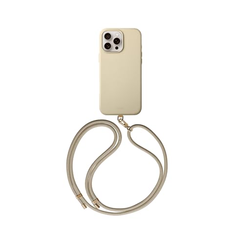 Coehl Muse – Coque de téléphone Compatible avec iPhone 16 Pro Max, 6,9", Charge magnétique (crème)