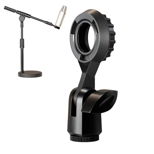 Support pour Microphone - Antichoc Métal Réglable Antidérapant | Pied de Microphone de Bureau pour Streaming | Pour homme, femme, maison, bureau, école, table de studio, voyage