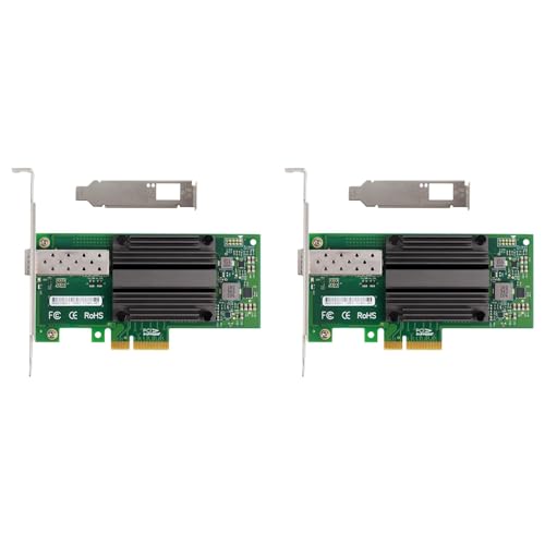 Carte Réseau Fibre Optique 10G NIC 82599-1SFP Serveur PCIE 2.0 X4 Controleur X520-DA1