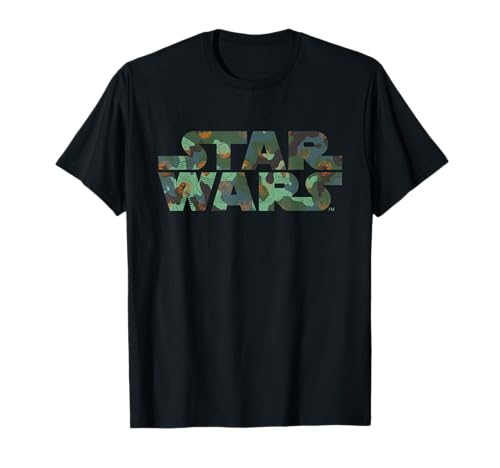 T-shirt Star Wars Camo Logo en coton pour fan de science-fiction