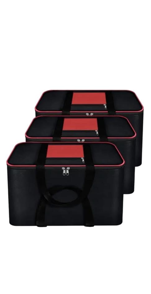 Bed Organiser, Large Capacity, Nylon Blanket Storage Bag, Pack of 3-image-22