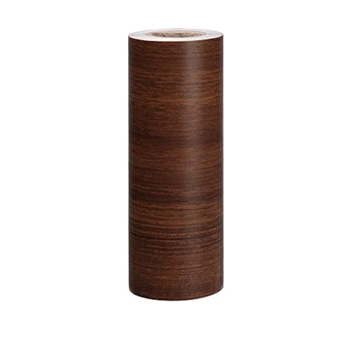 Borde de papel tapiz 3D autoadhesivo, adhesivo pared PVC extraíble y, multicolor(Light Brown-12cmx5m)