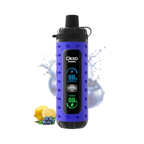 �d�q�^�o�R �g���̂� OKSO Shisha Max 40000 �� �x�C�v �{�� vape �V�[�V�� DTL �x�ɒ��B �����^�� 800mAh �[�d�� 2 �̃��[�h �h�o�L���b�v�t�� �G�A�t���[�����\ �։��p�C�| �։��O�b�Y �����C�^�o�R �l�C �j�R