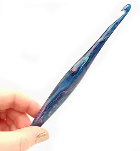 Furls Crochet Hook, Streamline Galaxy, Ergonomic Handle Crochet Hooks 7" (Supernova, J - 6.00MM) - 1