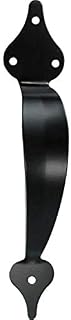Jake Sales Black 10" Decorative Wood Gate Pull Handle. Sturdy Contemporary Styled Galvanized