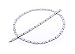 SPARKLE XOXO Silver Tone Hugs and Kisses Stainless Steel Stampato Necklace and Bracelet Set