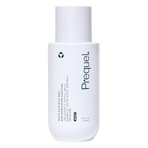 Prequel Skin Multi-Acid Milk Peel, Professional Exfoliating Solution. 15% Glycolic Acid Face Peel with Lactic Acid and Enzymes. Hydrating Chemical Exfoliant. Clinical Strength Formula, 7.6oz Bottle.
