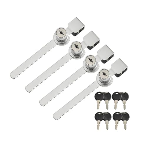 Display Case Lock 6 Set Sliding Glass Door Lock Display