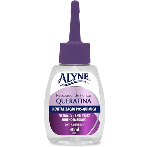 Alyne, Reparador de Pontas, Queratina, 30 ml, Roxo