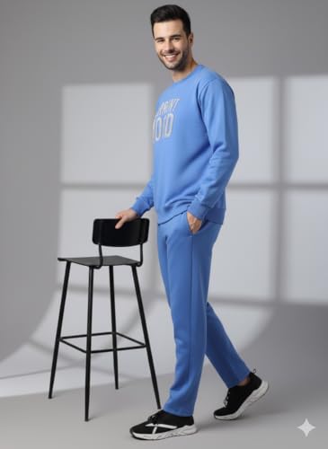 Image of Mack Jonney Graphic Print Track Suit for men | Co-ord Set | Warm Fleece Tracksuit Set | Full Sleeve Sweatshirt