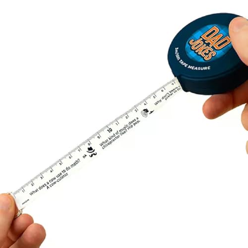 Cinta Métrica 3M Retráctil con Bromas Dad Jokes Azul miniatura 4