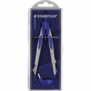 Staedtler 5 x Schnellverstellzirkel Metall 146mm Silber/blau