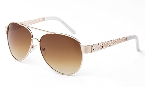 Newbee Fashion - "Spring" Pilot Style Flower Designs Fashion Sunglasses2