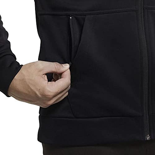 Nike Therma Men's Therma-Fit Full-Zip Fitness Top 2Xl Black #TOP3