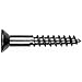 HILLMAN FASTENER 385662 BRS Wood Screw, 6X1-1/4