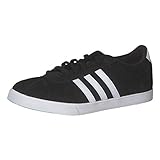 3 strisce in pelle sintetica adidas Courtset, Scarpe da Fitness Donna, Nero Cblack Ftwwht Msilve Cblack Ftwwht Msilve, 38 2/3 EU