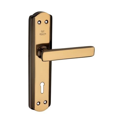 Image of Alwin PP07 BG, 7 Inch Iron Mortise Lockset, Single Action 6Levers Locking Mechanism with 2 Unique Combination Keys, Used in Left /Right Handed Doors in Home, Office, Hotels, Industries etc