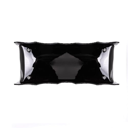 Bat Shaped Handbag with Damask Print and Metal Embellishments on Bag - Includes Shoulder Strap4