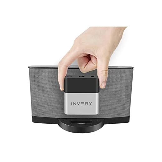 DockLinQ 30 pin Bluetooth 5.0 Adapter Receiver for Bose Sounddock and Other 30pin iPod iPhone Music Docking Station