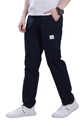 Image of DIVISIVE Men's Loose Fit Linen Blend Cotton Cargo Pants