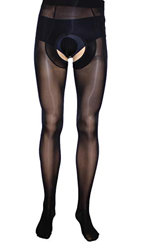 Mona's Choice Oil Shine Mens Trouser Tights/Mens Pantyhose4