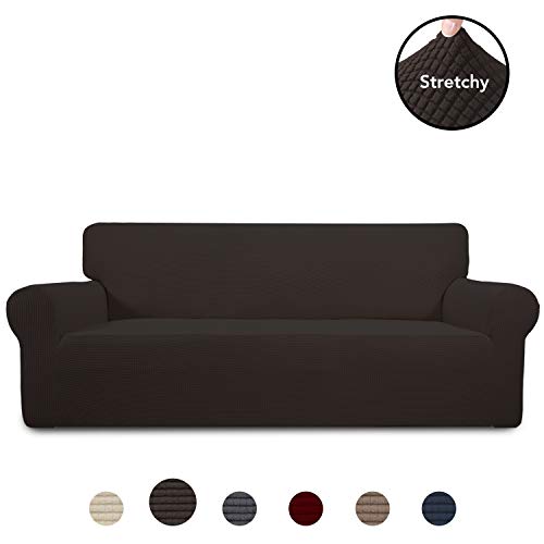 PureFit Stretch Sofa Slipcover – Spandex Jacquard Non Slip Soft Couch Sofa Cover
