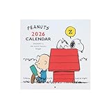 スクエア スヌーピー 2026年 カレンダー 壁掛け 白 36PCA-1